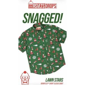 RSVLTS Men's XL NWT Dropzone Lawn‎ Stars